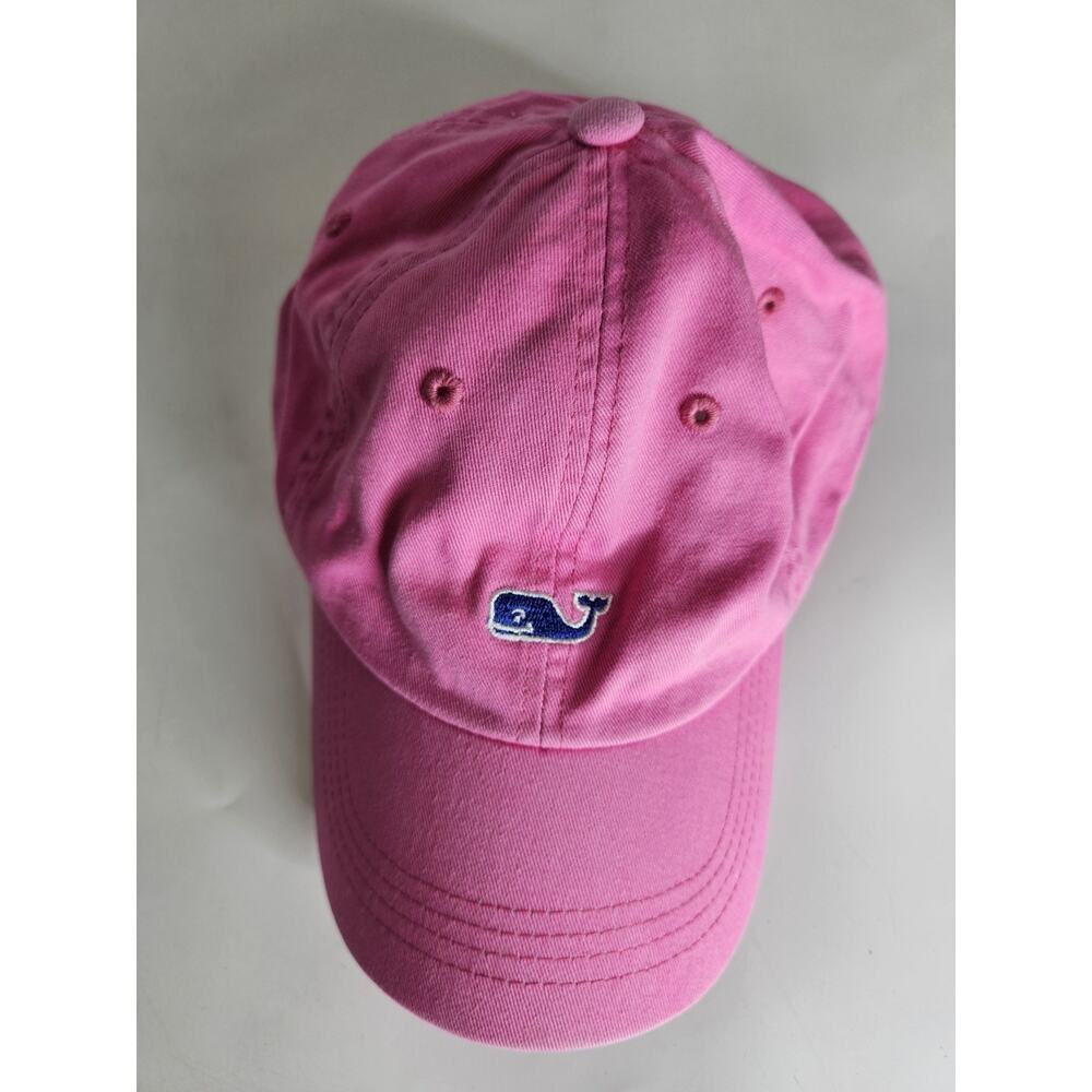 Vineyard vines Women's Slideback Hat Pink Adjustable Embroidered Logo Preppy